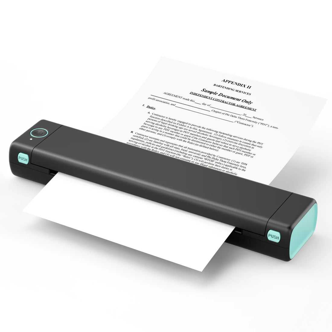 Print Anywhere, Anytime: Meet the M08F A4 Paper Portable Thermal Printer!