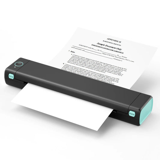 Print Anywhere, Anytime: Meet the M08F A4 Paper Portable Thermal Printer!