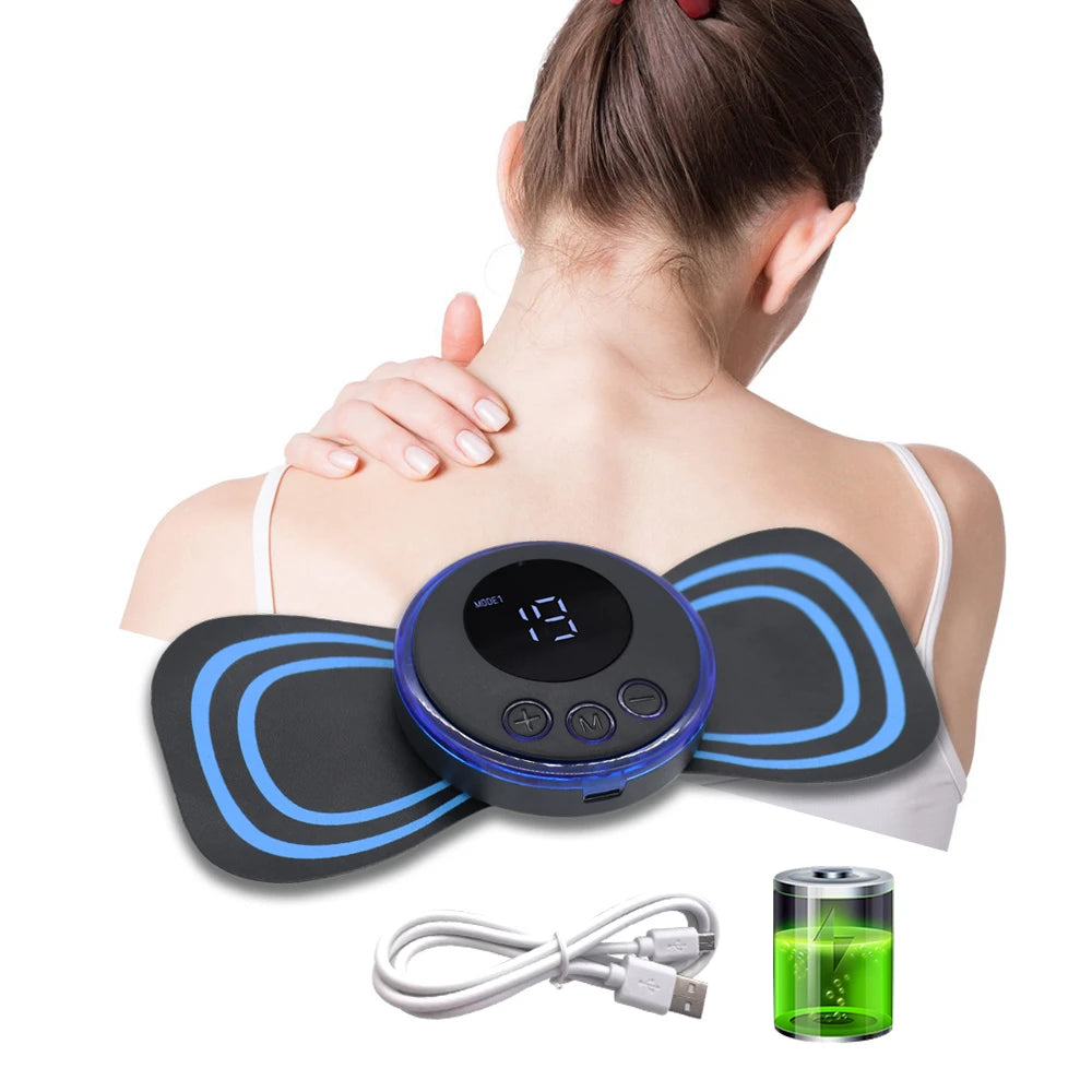 Rechargeable Electric Neck EMS Pulse Massager